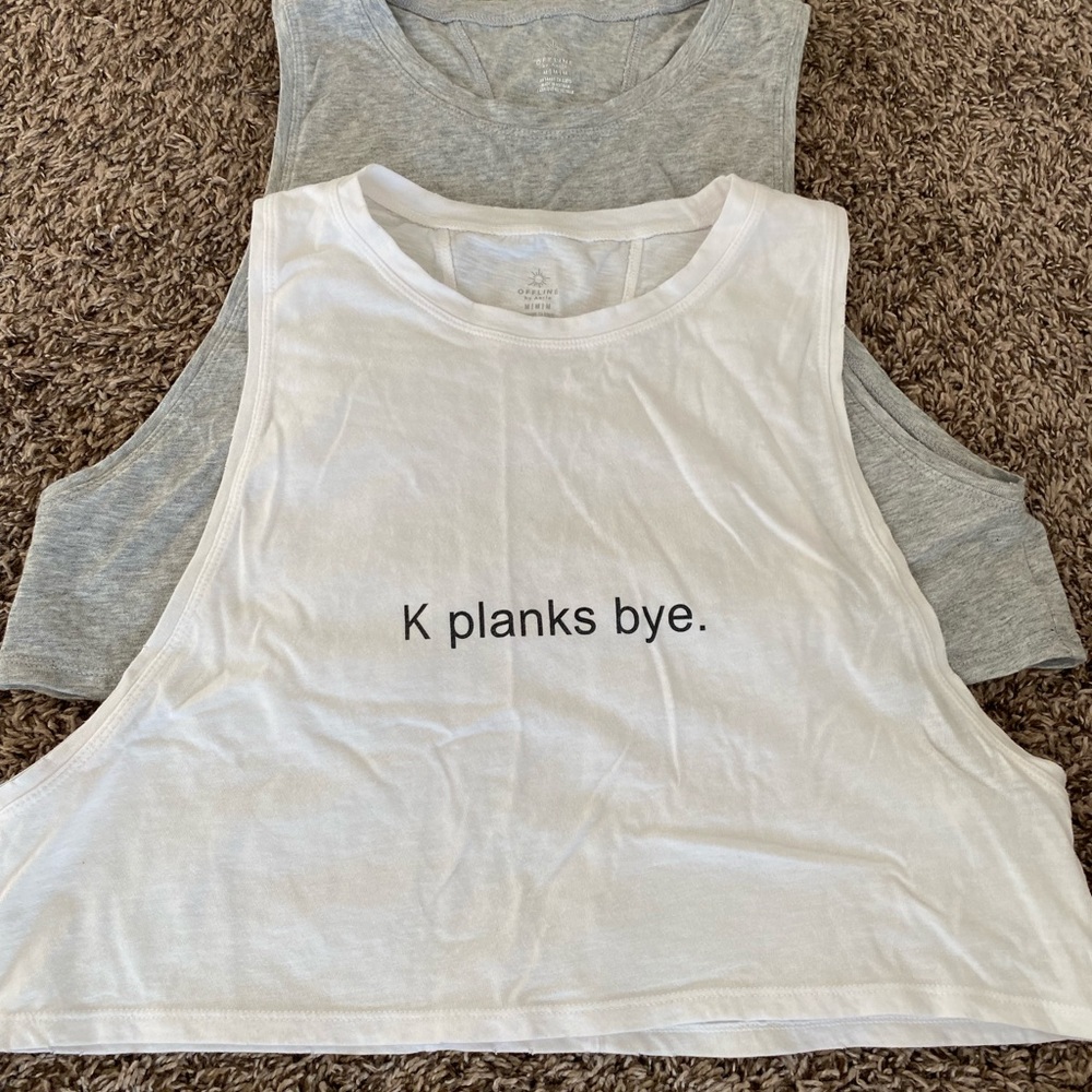 Aerie Tank Tops 2 items.